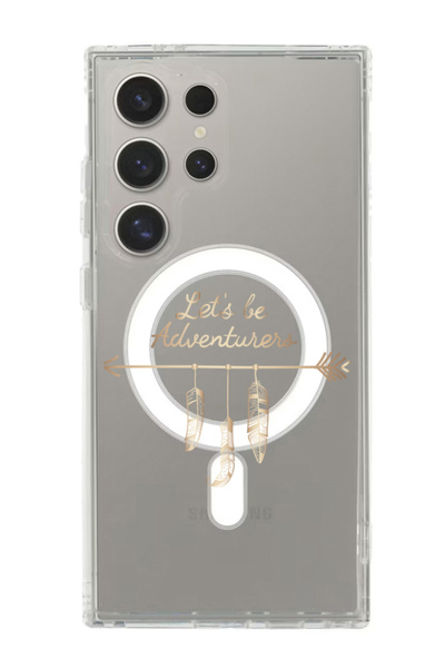 Theodor غلاف لهاتف Samsung Galaxy S24 Ultra متوافق مع MagSafe، غطاء ممتص للصدمات مقاوم للصدمات يسمح بالضياع