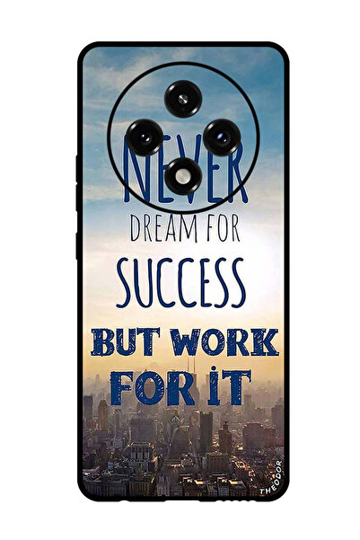 Theodor جراب واقٍ مضاد للخدش والصدمات لهاتف Oppo A3 Pro لا يحلم أبدًا بالنجاح