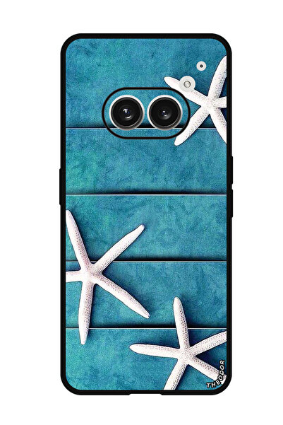 Theodor جراب واقٍ مضاد للخدش والصدمات لهاتف Nothing Phone (2a) Star Fishes