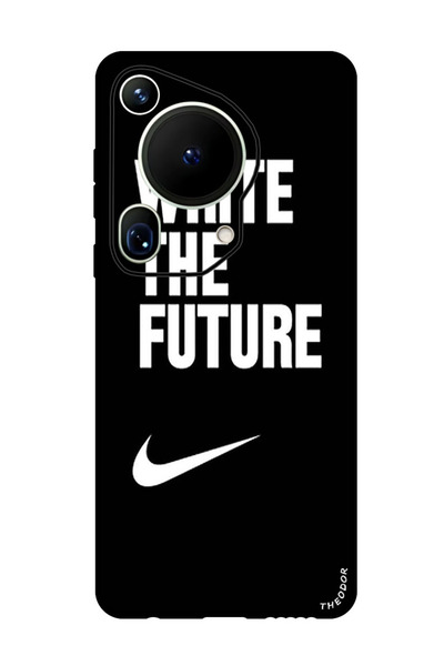 Theodor جراب واقٍ مضاد للخدش والصدمات لهاتف هواوي بيورا 70 ألترا اكتب المستقبل