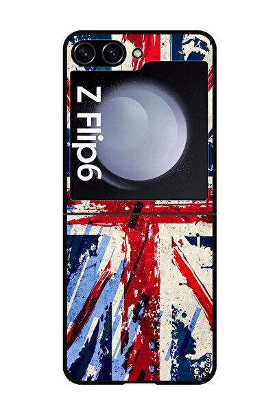 Theodor غطاء حماية مقاوم للخدش والصدمات لهاتف سامسونج جالاكسي زد فليب 6 (المملكة المتحدة)