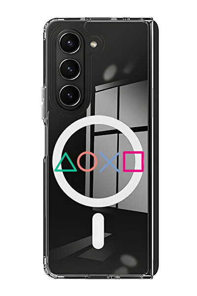 Theodor غلاف لهاتف Samsung Galaxy Z Fold 5 متوافق مع MagSafe، غطاء ممتص للصدم...