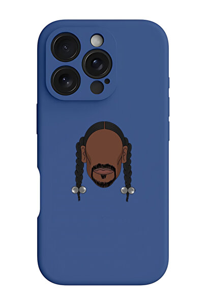 Theodor غطاء حماية سيليكون سائل مقاوم للصدمات لجهاز iPhone 16 Pro Max أزرق - ...