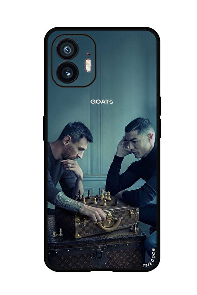 Theodor جراب واقٍ مضاد للخدش والصدمات لهاتف Nothing Phone (2) شطرنج ميسي ورون...