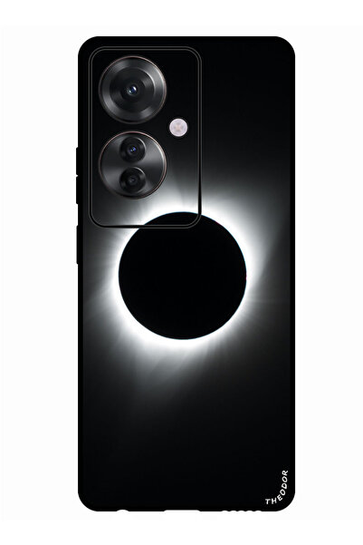 Theodor جراب واقٍ مضاد للخدش والصدمات لهاتف Oppo Reno 11F eclipse_moon_night
