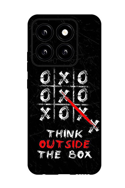 Theodor جراب واقٍ مضاد للخدش والصدمات لهاتف Xiaomi 14 فكر خارج الصندوق