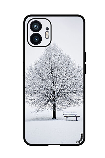 Theodor جراب واقٍ مضاد للخدش والصدمات لهاتف Nothing Phone (2) bench_snow_winter