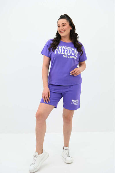Bigsize Women's plus size tracksuit Freedom short 8092