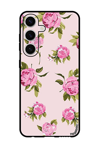 Theodor Protective Case For Samsung Galaxy S24 H& Painting Pink Flower