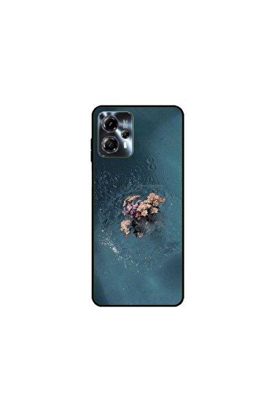 Atlas Husa personalizata Motorola Moto E22, Black Paint, multicolor, S1D1M0336