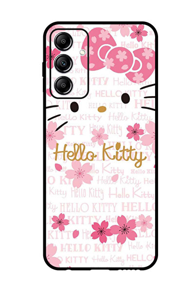 Theodor جراب واقٍ مضاد للخدش والصدمات لهاتف Samsung Galaxy A15 Hello Kitty