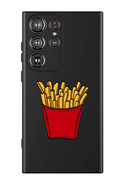 Theodor غطاء حماية سائل من السيليكون المقاوم للصدمات لهاتف سامسونج جالاكسي S24 ألترا (أسود) - فرايز