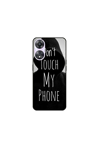 Atlas Εξατομικευμένη θήκη και μεμβράνη σιλικόνης για OPPO A78, Μην αγγίζεις τ...