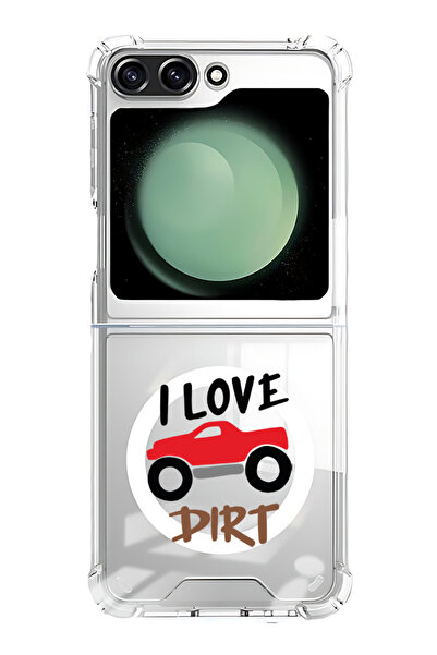 Theodor غلاف لهاتف Samsung Galaxy Z Flip 5 متوافق مع MagSafe، غطاء ممتص للصدم...