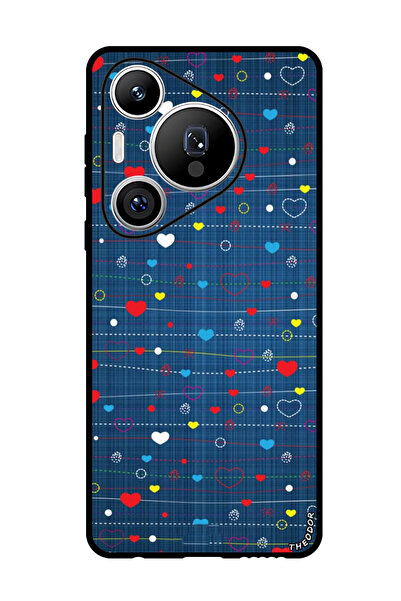 Theodor جراب واقٍ مضاد للخدش والصدمات لهاتف هواوي بيورا 70 هارت سترينغز