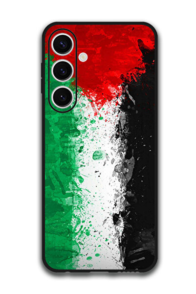 Theodor جراب واقٍ مضاد للخدش والصدمات لهاتف Samsung Galaxy S24 FE علم فلسطين 1