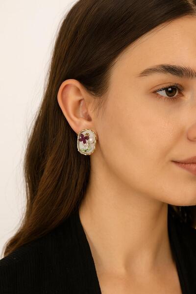 New Obsessions Mineli Spring Pearl Branch Women's Earrings