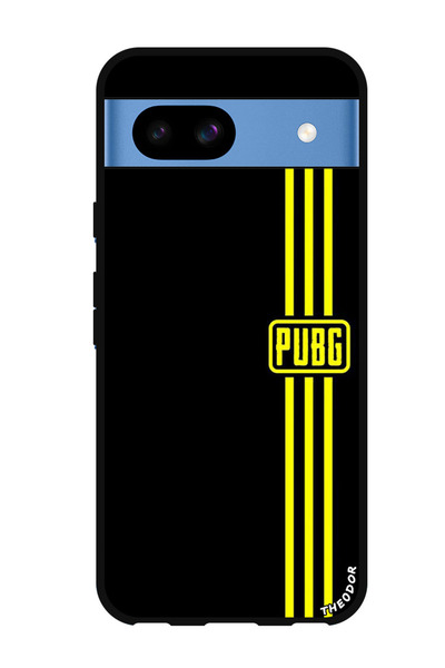 Theodor جراب واقٍ مضاد للخدش والصدمات لهاتف Google Pixel 8a بشعار Pubg