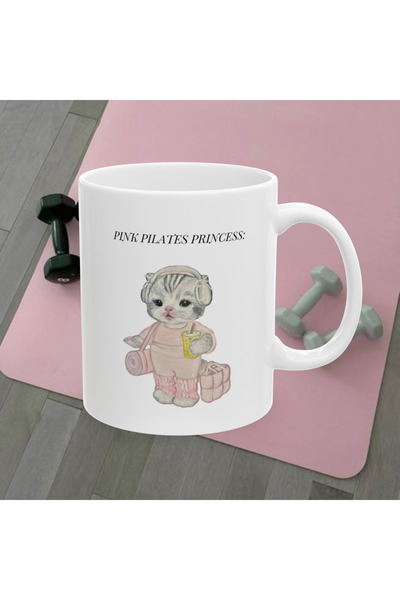 Öz Kupa Pink Pilates Princess Mug
