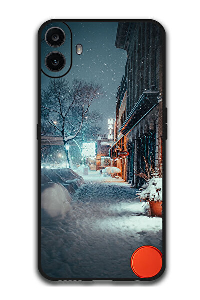 Theodor جراب واقٍ مضاد للخدش والصدمات لهاتف CMF 1 city_evening_snowfall