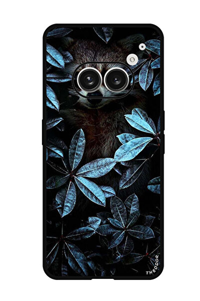 Theodor جراب واقٍ مضاد للخدش والصدمات لهاتف Nothing Phone (2a) حيوان بين الأوراق