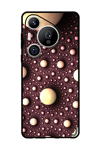 Theodor جراب واقٍ مضاد للخدش والصدمات لهاتف هواوي بورا 70 balls_spheres_fractal