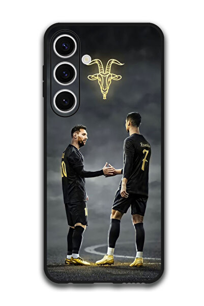 Theodor جراب واقٍ مضاد للخدش والصدمات لهاتف Samsung Galaxy S24 FE ميسي رونالد...