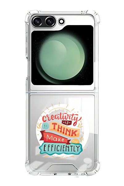 Theodor غلاف لهاتف Samsung Galaxy Z Flip 5 متوافق مع MagSafe، غطاء ممتص للصدم...