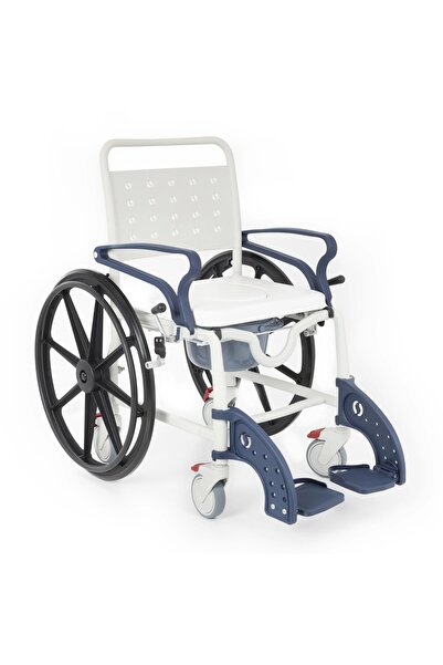Comfort Plus Banyo Tuvalet Sandalyesi Lacivert|6 Tekerlekli,Soft Oturum,Çıkar...