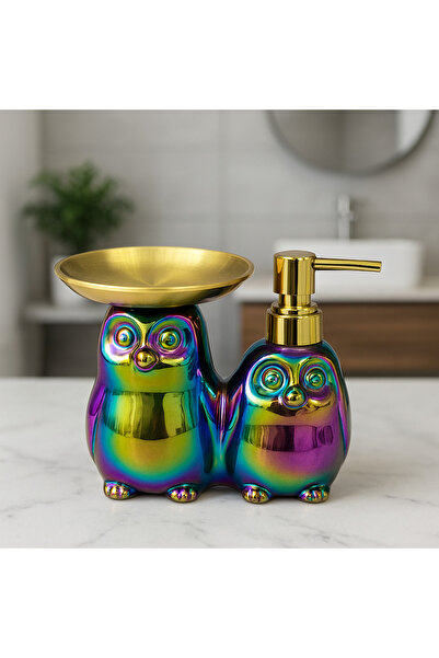 İnterlife Dozator de săpun cu figurină de pinguin Dozator de săpun lichid din...