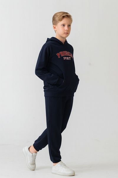 AHENGİM Boys Phoenix Sprit Printed Bottom Top Tracksuit Set Ak7870