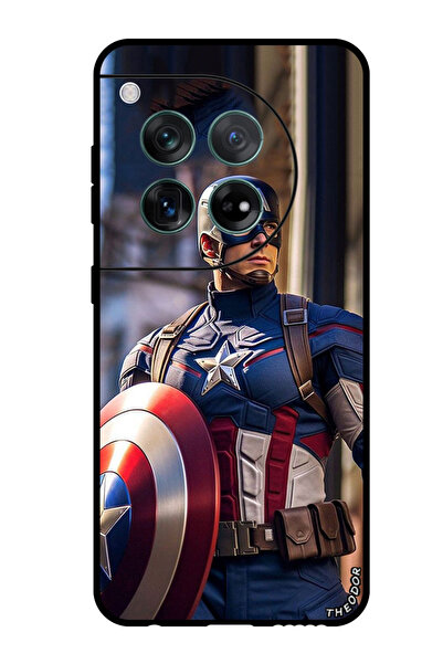 Theodor Protective Case Anti Scratch Shock Proof Bumper Cover For OnePlus 12 Captain America 2
