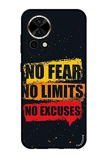 Theodor جراب واقٍ مضاد للخدش والصدمات لهاتف هواوي نوفا 12 برو، لا خوف ولا حدود