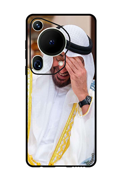 Theodor جراب واقٍ مضاد للخدش والصدمات لهاتف هواوي بيورا 70 ألترا، MBZ يضحك