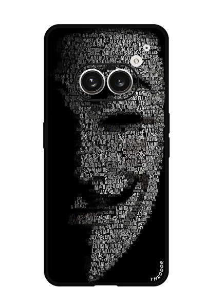 Theodor جراب واقٍ مضاد للخدش والصدمات لهاتف Nothing Phone (2a) قناع نصف وجه الجوكر