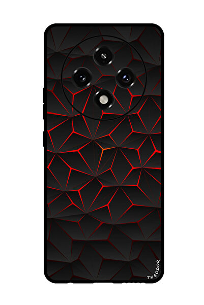 Theodor جراب واقٍ مضاد للخدش والصدمات لهاتف Oppo A3 Pro Abstract 6