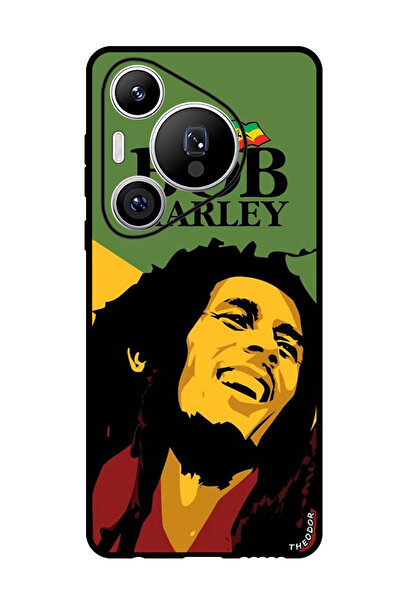 Theodor جراب واقٍ مضاد للخدش والصدمات لهاتف هواوي بيورا 70 برو بلس بوب مارلي