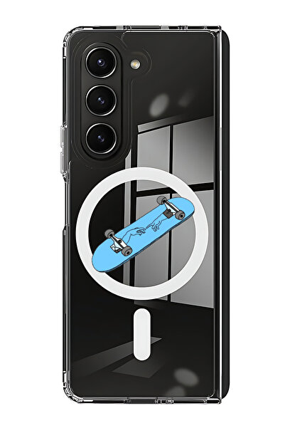 Theodor غلاف لهاتف Samsung Galaxy Z Fold 5 متوافق مع MagSafe، غطاء ممتص للصدم...