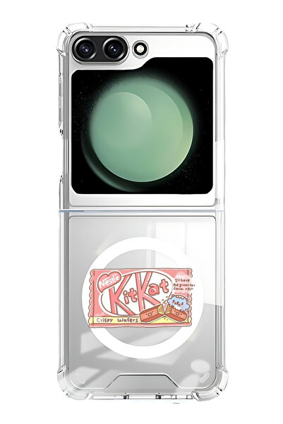 Theodor غلاف لهاتف Samsung Galaxy Z Flip 6 متوافق مع MagSafe، غطاء ممتص للصدم...