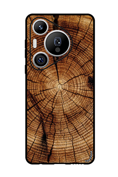 Theodor جراب واقٍ مضاد للخدش والصدمات لهاتف هواوي بيورا 70 برو بلس trunk_tree_texture