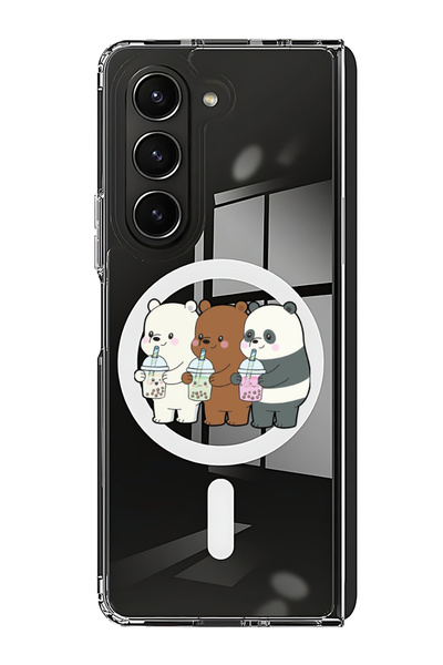 Theodor غلاف لهاتف Samsung Galaxy Z Fold 6 متوافق مع MagSafe، جراب ممتص للصدم...