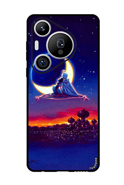 Theodor جراب واقٍ مضاد للخدش والصدمات لهاتف هواوي بيورا 70 أنيميشن علاء الدين