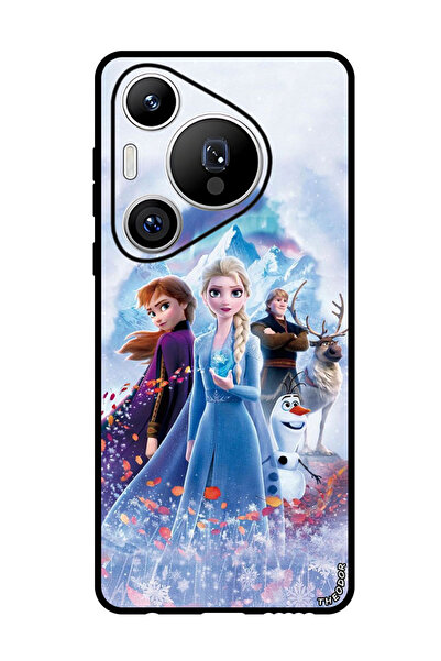 Theodor جراب واقٍ مضاد للخدش والصدمات لهاتف هواوي بيورا 70 إلسا ملكة الثلج