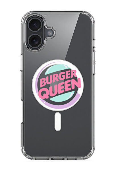 Theodor جراب ماج سيف متوافق مع آيفون 16، غطاء ممتص للصدمات للهاتف - برجر كوين