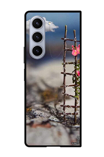 Theodor جراب واقٍ مضاد للخدش والصدمات لهاتف Samsung Galaxy Z Fold 6 Cloud مع درج