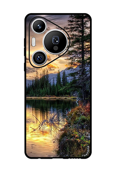 Theodor جراب واقٍ مضاد للخدش والصدمات لهاتف هواوي بيورا 70 برو بلس نيتشر