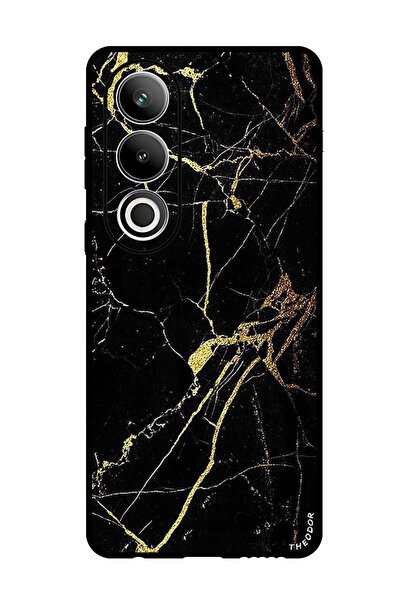 Theodor جراب واقٍ مضاد للخدش والصدمات لهاتف OnePlus Ace 3V بملمس رخامي