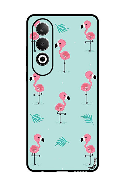 Theodor جراب واقٍ مضاد للخدش والصدمات لهاتف OnePlus Nord CE 4 بنمط فلامنغو