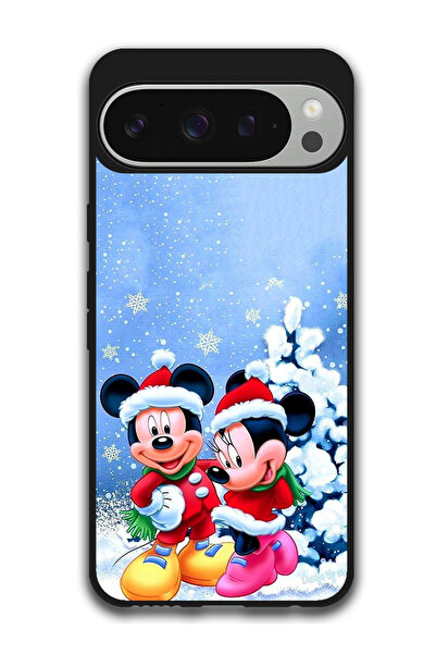 Theodor جراب واقٍ مضاد للخدش والصدمات لهاتف Google Pixel 9 Pro ميكي وميني ماوس