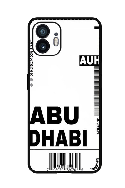 Theodor جراب واقٍ مضاد للخدش والصدمات لهاتف Nothing Phone (2) بطاقة صعود AUH